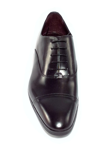 Men shoe dress leather Italian handmade Fumante Black