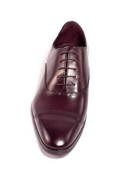 Men shoe dress leather Italian handmade Fumante Brown