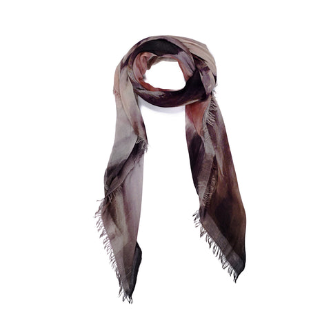 Scarf scarves luxury wrap women handmade silk modal Italy art Lisa Texadia Fashion